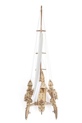 Ugears 3D Holzmechanik Puzzle Segelboot Merihobus (Trimaran)