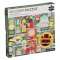 Petit Collage Puzzle robôs 100 peças com óculos 3D