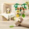 BABYONO Hanging toy gardener Teddy 0m+