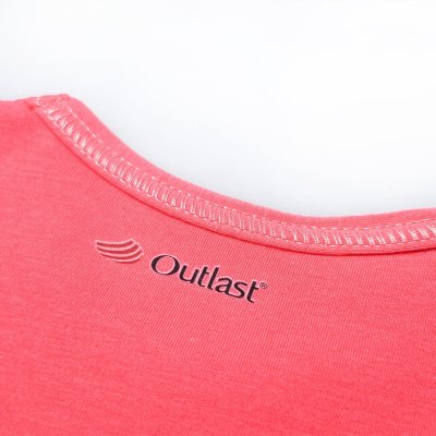 T-shirt sottile ML immagine Outlast® - fragola
