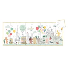 Vilac Puzzle panoramique en bois Paris - Sarah Betz