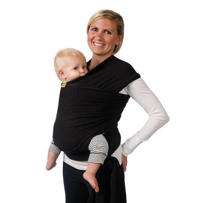 BOBA Nosidełko/chusta Classic Wrap - Czarny