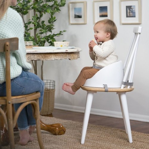 INGENUITY Suport scaun de sufragerie Ity Simplicity Seat Easy Clean Booster Ovăz până la 15 kg