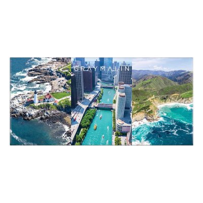 Puzzle Galison Vistas Aéreas dos EUA 3×120 peças