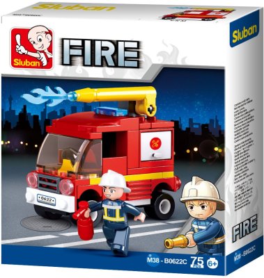 Sluban Pompieri M38-B0622C Mașină de pompieri mică