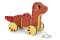 small foot Drewniana zabawka do ciągnięcia Dino