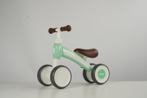 QPLAY Bicicleta sin pedales Cutey Green, edad 1-3 años
