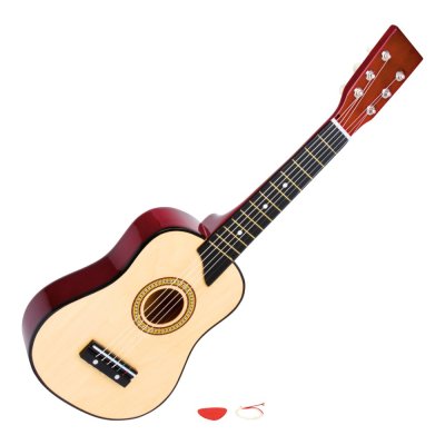 small foot Dziecięca zabawka drewniana gitara naturalna
