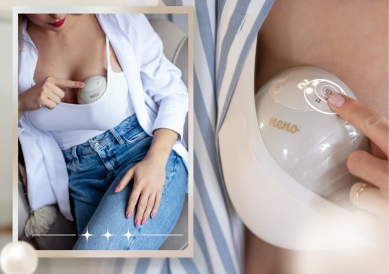NENO Tiralatte elettrico handsfree Perla