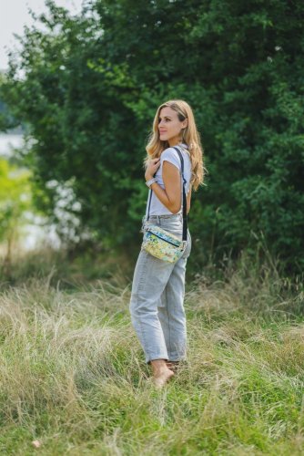 Monkey Mum® Višenamjenska torba za bubrege za nosiljku Carrie - Blooming meadow
