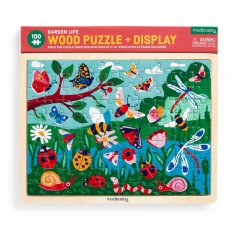 Mudpuppy Puzzle en bois La vie au jardin 100 pièces