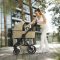 PETITE&MARS SET Kočárek 4v1 ICON Mocha Beige LITE AIR + CBX By CYBEX Aton B2 i-Size