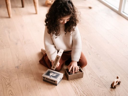 Wooden Story Liten anka