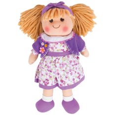 Bigjigs Toys Lalka szmaciana Laura 34 cm