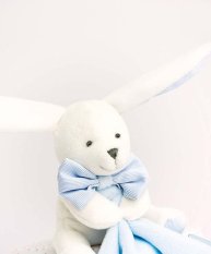 Doudou Set Regalo azzurro - coniglietto con dou dou 10 cm