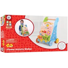 Bigjigs Baby Lauflernwagen Garten aus Holz