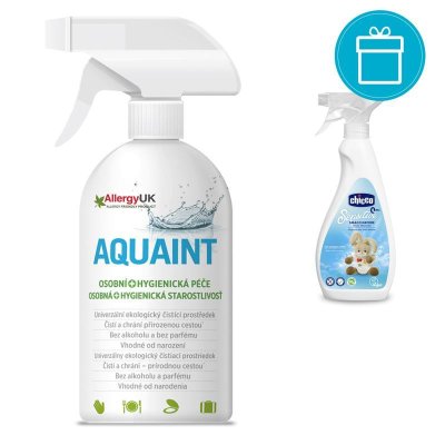 CHICCO Sensitive pentru îndepărtarea petelor, 500 ml + AQUAINT 500 ml