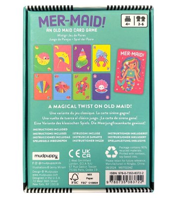 Mudpuppy Mermaid Card Game