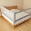 Zábrana na postel Monkey Mum® Economy - 80 cm - světle šedá