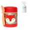 SKIP HOP Zoo Garrafa térmica para alimentos com colher/garfo Raposa 325 ml, 3+ + AQUAINT 500 ml