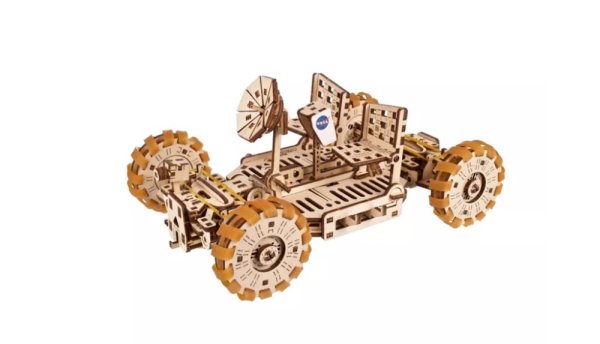 Ugears 3D puzzle mecánico de madera NASA, Vehículo Lunar