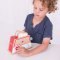 Bigjigs Toys Holz-Toaster mit Punkten