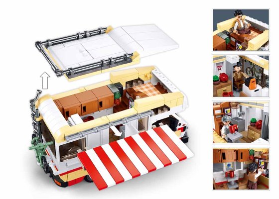 Sluban Model Bricks M38-B1193 Kamper TS-3 w skali 1:35