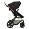 KINDERKRAFT Kombikinderwagen Moov 2 3in1 Pure Black - Schaumstoffräder