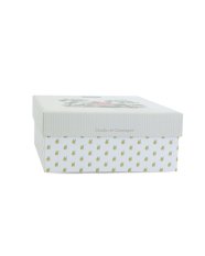 Doudou Zestaw prezentowy Pluszowy lis Romarin z uchwytem na smoczek 19 cm