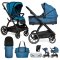 MUUVO Kombikinderwagen Trick set 2in1 Ocean blue