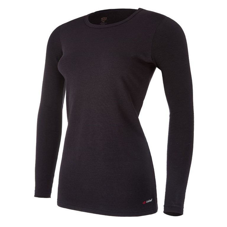 Camiseta de mujer DR fina Outlast® - negra XL