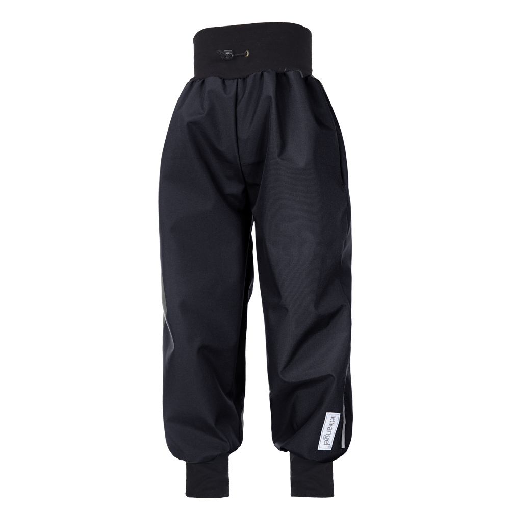 Kalhoty Softshell Tenké Náplet - černá 128