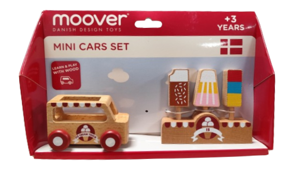 Mini Set Ice Cream Car - Moover Mini Autíčko Sada - Zmrzlinářství