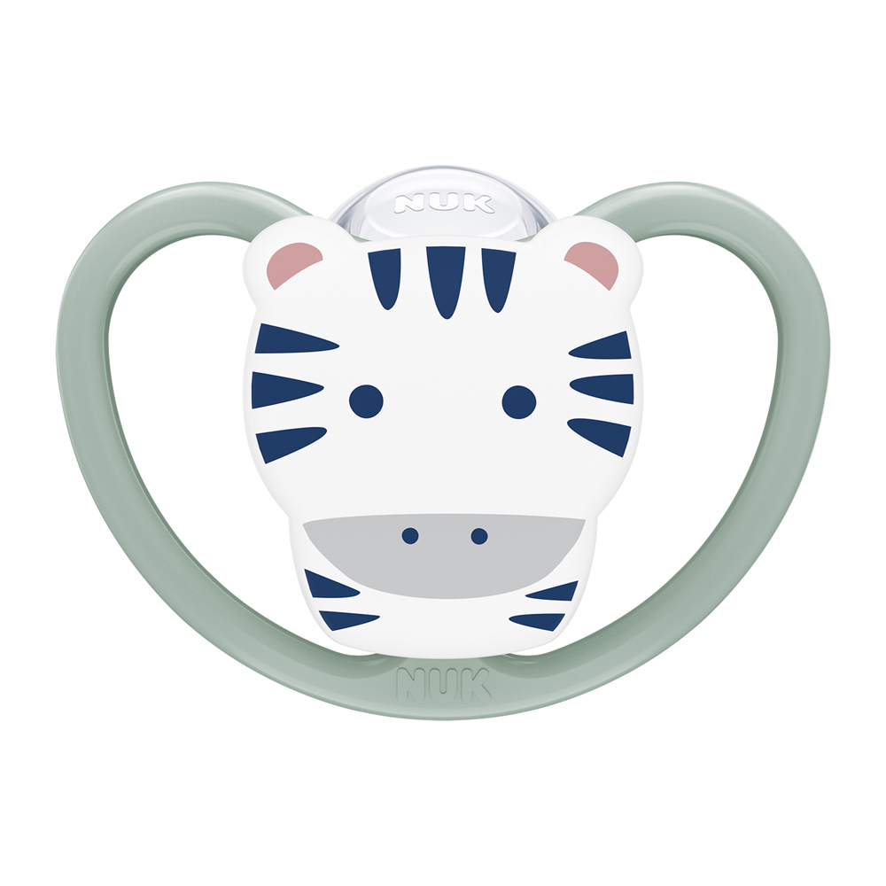 NUK Duda Space Zebra V škatli 6-18m