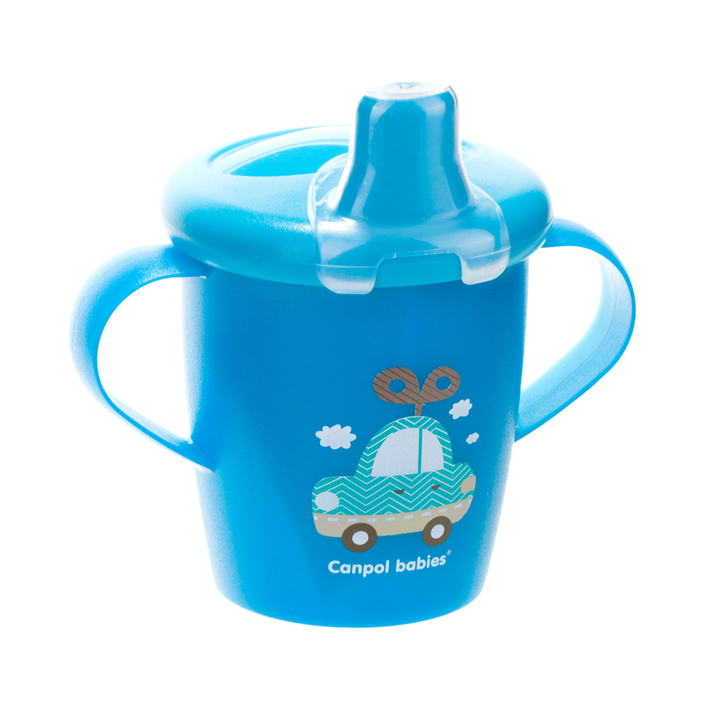 CANPOL BABIES Non-spill Cup TOYS - Blue (250 Ml)