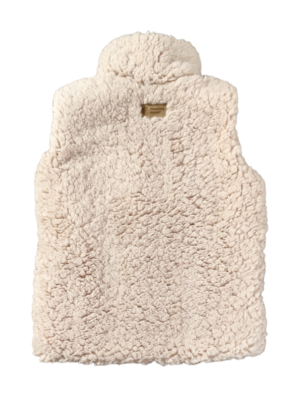 Lamb Vest Monkey Mum® - Beige 86/92