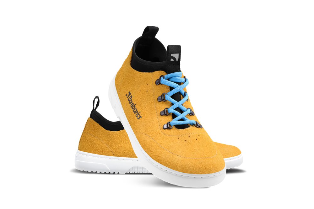 Barefoot Tenisky Barebarics Bronx - Mustard 40 Mustard