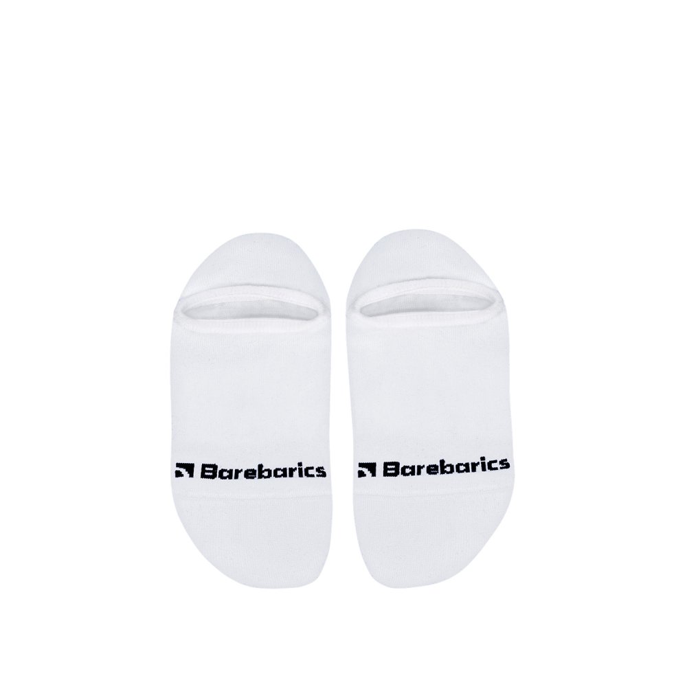 Barebarics – Barfußsocken – No-Show – Weiß – 3er-Pack 39-42 White