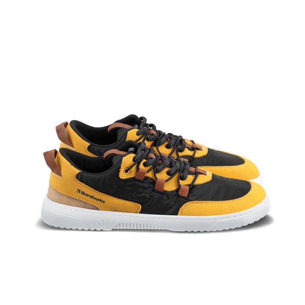 Barebarics Revive Barefoot Sneakers - Goudgeel & Zwart 38 Yellow