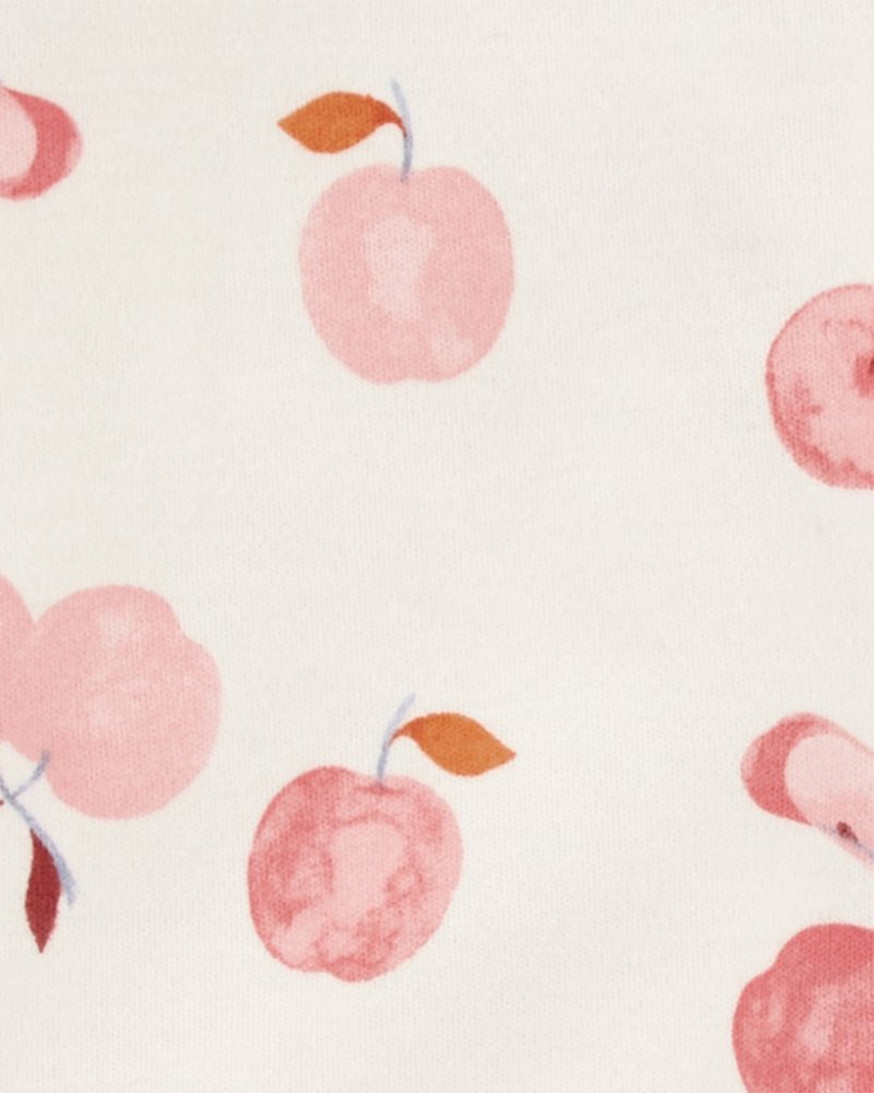 Combinaison zippée Sleep&Play CARTER'S Ivoire Apple fille 9m/taille. 74 – Image 3