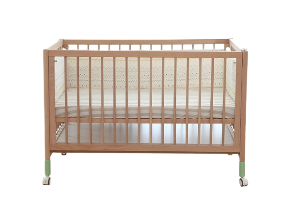 Cuna de bebé 3 en 1 - Madera maciza - 120x60 cm