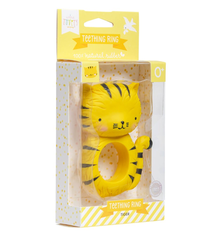 A Little Lovely Company - massaggiagengive in caucciù - tigrotto - immagine 4