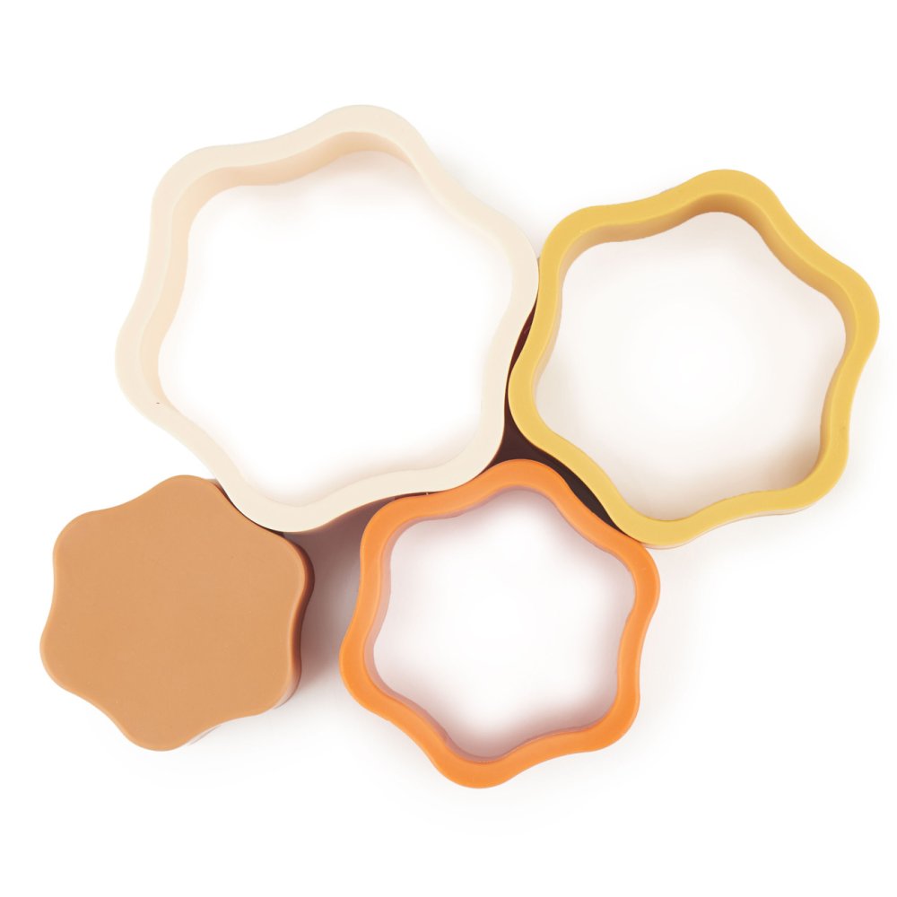 Bieco - Fiore impilabile in silicone - Chocolate Bliss - immagine 4