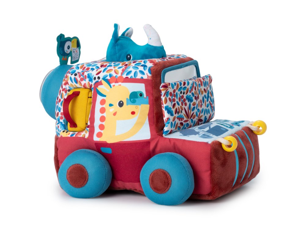 Lilliputiens - Voiture en tissu avec activités et miroir – Image 4