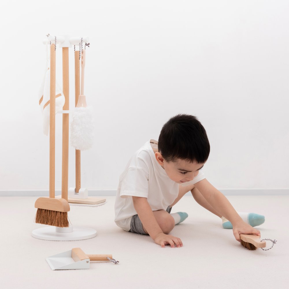 Set per la pulizia in legno per bambini - immagine 6