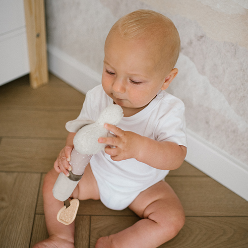 BABYONO Gioco sonaglio con massaggiagengive Oca Zoe 3m+ - immagine 4