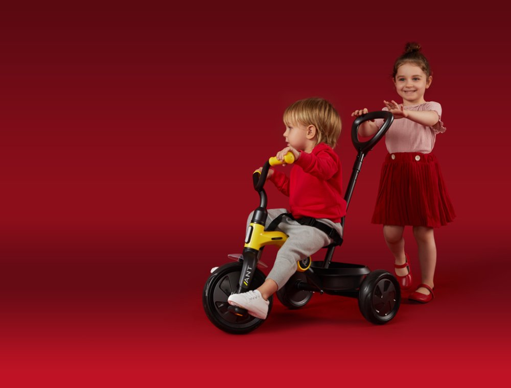QPLAY Triciclo Ant plus Blue, età 2 - 6 anni - immagine 6