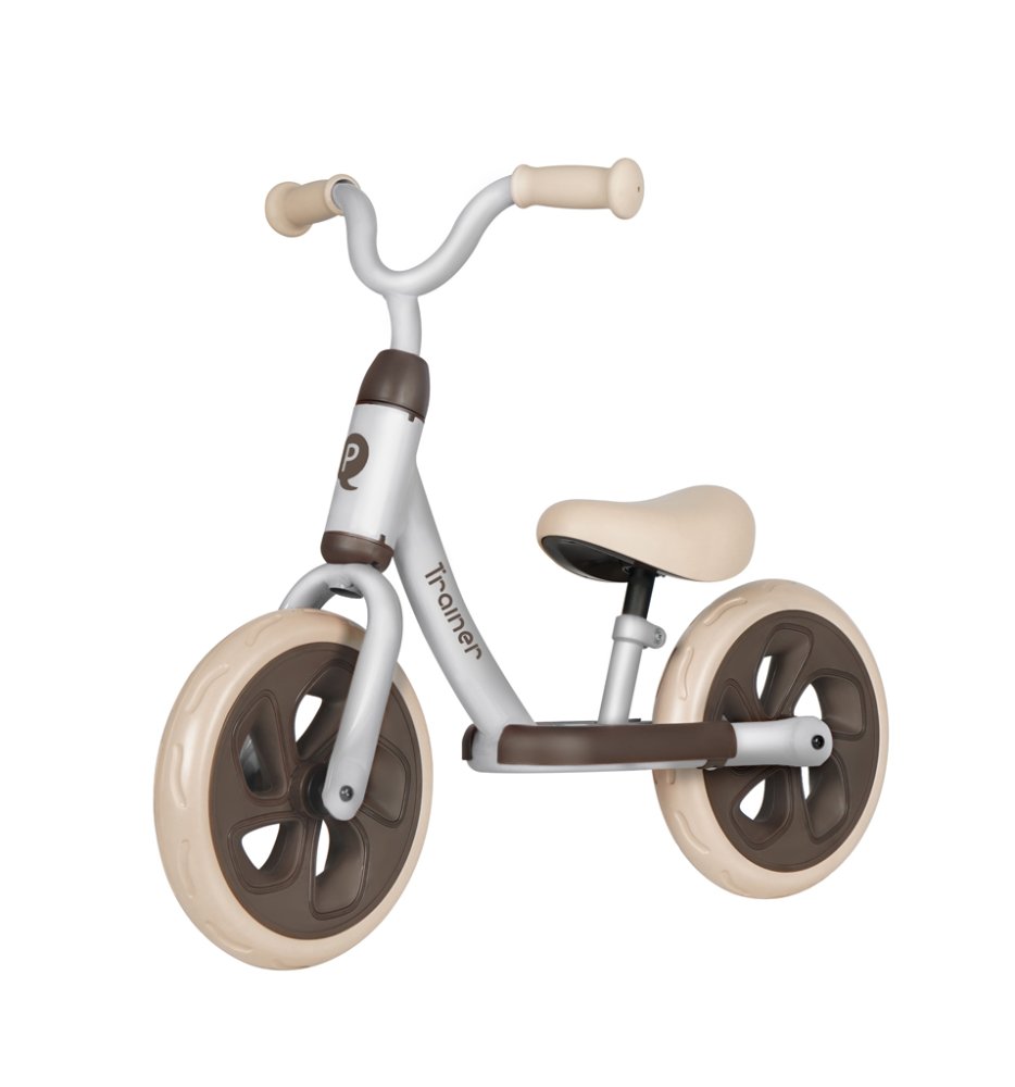 QPLAY Bicicletta senza pedali Trainer Silver, età 2-4 anni