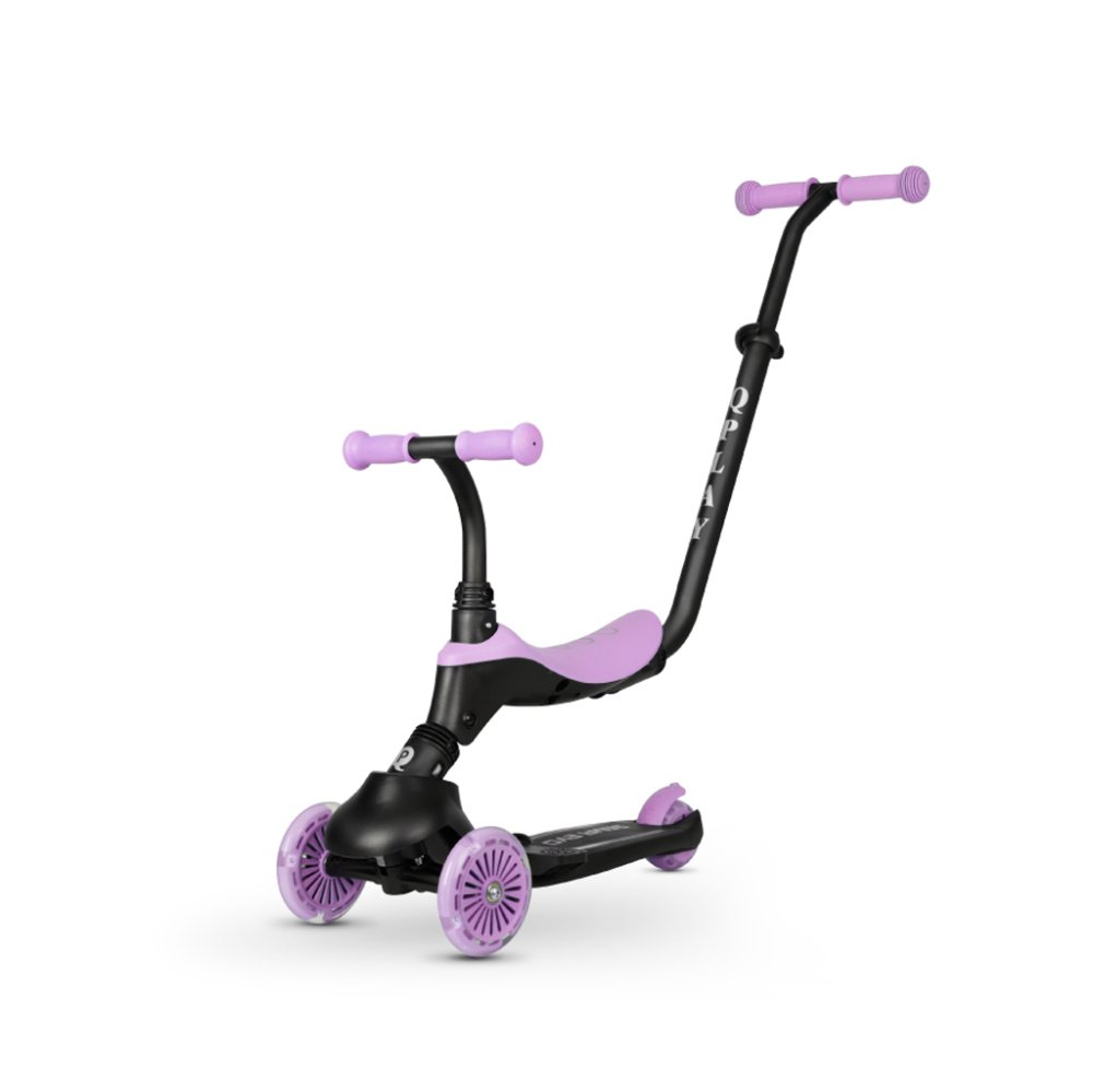 QPLAY Monopattino / bici senza pedali Sema Evo con luci LED Violet, età 1 - 6 anni, fino a 50 kg - immagine 5