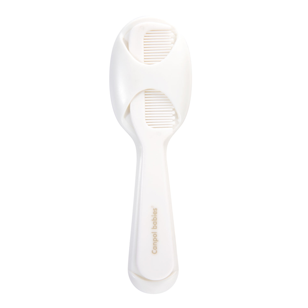 CANPOL BABIES Peigne et brosse blanc